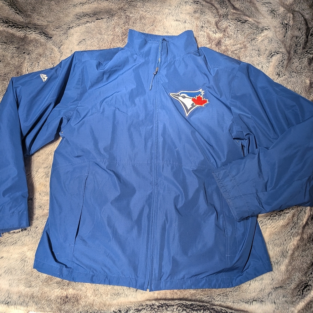 Blue Jays Coat / Jacket (Convertible Zip Liner) Very Rare